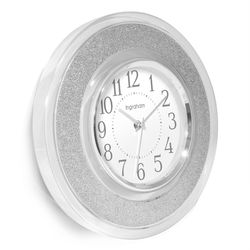 Westclox 12 in. L X 12 in. W Indoor Modern Analog Wall Clock Plastic Silver