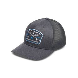Costa Spinners Trucker Hat Black Heather L/XL