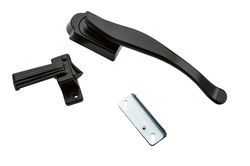 National Hardware Matte Black Zinc Lever Latches 1 pk