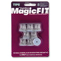 Magic Fit Magic Sliders Gray Push-On Polymer Sliding Discs 8 pk