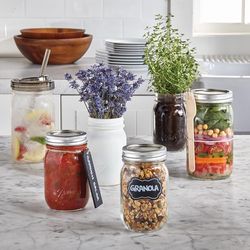 Ball Regular Mouth Mason Jar 16 oz 12 pk