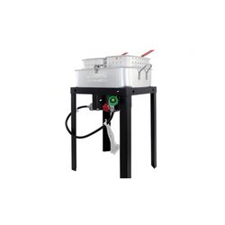 Chard 50000 BTU Cast Iron Deep Fryer W/Perforated Basket 18 qt