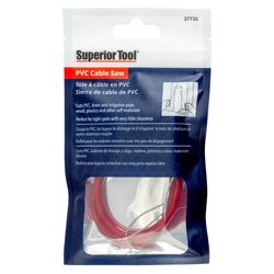 Superior Tool Cable Saw Black/Gray 1 pk