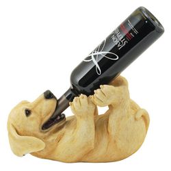 True Playful Pup Polyresin Bottle Holder