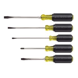Klein Tools Cushion-Grip Screwdriver Set 5 pc