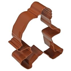 R&M International Corp 3.5 in. L Bigfoot Cookie Cutter Brown