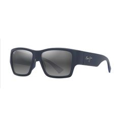 Maui Jim Kaolu Sunglasses Unisex Matte Black Frame Neutral Gray Lens Polarized