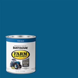 Rust-Oleum Indoor and Outdoor Gloss Ford Blue Oil-Based Oil Modified Alkyd Farm & Implement 1 qt
