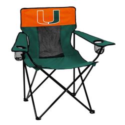 Logo Brands Elite Green Miami Folding Quad Chair