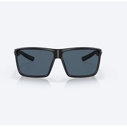 Costa Rincon II Sunglasses Men's Matte Black Frame Gray Lens Polarized Blue Light Blocking