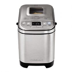 Cuisinart Brushed Nickel Silver Stainless Steel 2 lb Breadmaker