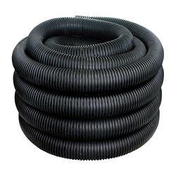 Advanced Drainage Systems 3 in. D X 100 ft. L Polyethylene Slotted Single Wall Perforated Drain Pipe