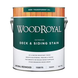 Ace Wood Royal Semi-Transparent Natural Redwood Oil-Based Alkyd Deck and Siding Stain 1 gal