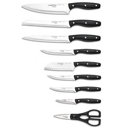 Hampton Forge Rochester Stainless Steel Kitchen Cutlery Set 15 pc