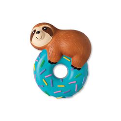 Pet Shop by Fringe Studio For Dog Multicolored Latex Donut Worry About a Thing Dog Toy 1 pk
