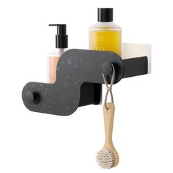 Umbra Black Plastic Shower Basket