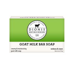 Dionis Goat Milk Skincare Verbena & Cream Scent Soap Bar 6 oz 1 pk