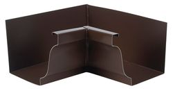 Amerimax 3.75 in. H X 7.5 in. W X 7.5 in. L Brown Aluminum K Inside Miter