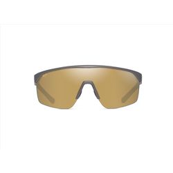 Maui Jim Paluna Sunglasses Unisex Matte Metallic Light Brown Frame Hawaii Glow Lens Polarized