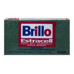 Brillo Estracell Heavy Duty Antibacterial Scrubber Sponge For All Purpose 6.125 in. L 1 pc
