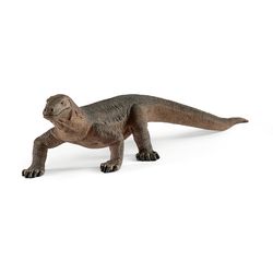 Schleich Wild Life Komodo Dragon Toy Black/Beige