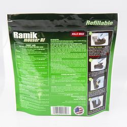 Ramik Mouser Refillable Toxic Fish-Flavored Bait Station and Bait Blocks For Mice 16 oz 1 pk