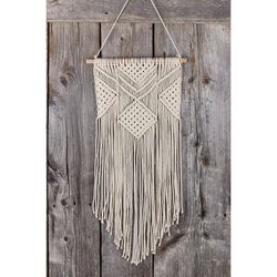 Primitive Planters 30 in. H X 30 in. L Natural Cotton Wall Hanging