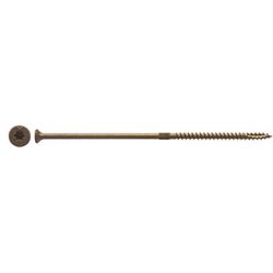 Big Timber No. 10 X 6 in. L Star Bronze Deep Wood Screws 32 pk