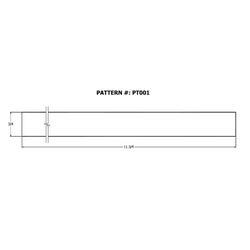 Alexandria Moulding 1 in. W X 8 in. L X 3/4 in. Particle Board
