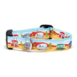 Up Country Multicolored Camp Out Nylon Dog Collar X-Small