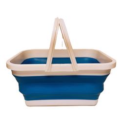 Kosin Family Flex Pail Basket 3.1 gal Bucket Blue