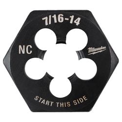 Milwaukee SAE 7/16-14 Hex Threading Die
