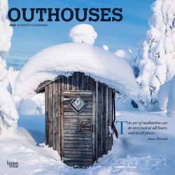 BrownTrout Publishers Outhouses 2026 Calendar