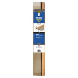 M-D Building Products 1.38 in. H X 4.56 in. W X 36 in. L Satin Nickel Aluminum Thermal Break Thresho