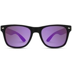 WearMe Pro Sunglasses Black Frame Purple Lens