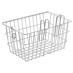 Retrospec Apollo Lite Steel Bike Basket 10 lb Silver