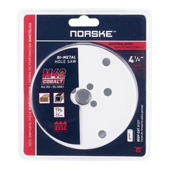 Norske 4-1/4 in. Cobalt Bi-Metal High Speed Steel 4-1/4 in. L Hole Saw