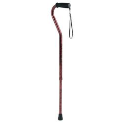 Carex Health Brands Walking Cane Aluminum/Plastic 31 in. H X 1.5 in. L