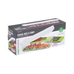 Progressive PrepWorks Green/White Plastic Food Chopper