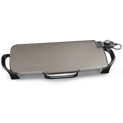 Presto 13.37 in. L X 26.12 in. W Ceramic Nonstick Surface Black Electric Griddle