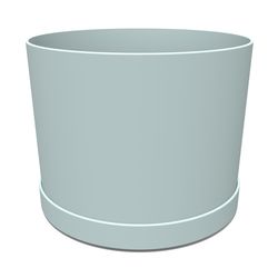 Bloem Mathers 5.13 in. H X 8.5 in. W X 8 in. D Resin Planter Misty Blue
