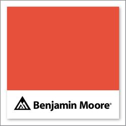 Benjamin Moore Blazing Orange 2011-20