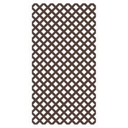 Barrette Outdoor Living 4 ft. W X 8 ft. L Brazilian Walnut Vinyl Classic Lattice Panel