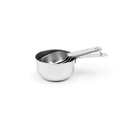 Fox Run Stainless Steel Silver Measuring Cup Set