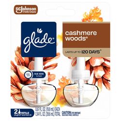 Glade Plug-Ins Cashmere Woods Scent Air Freshener Refill 1.34 oz Liquid