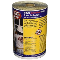 Protecto Wrap 	BT25XL 12 in. W X 75 ft. L Tape Door/Window Flashing Black/White