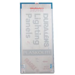 Plaskolite DURALENS Cracked Ice 47.75 in. L X 23.75 in. W 0.065 in. Square Edge Lighting Panel 1 pk