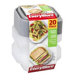Good Cook EveryWare Clear Food Storage Container Set 10 pk