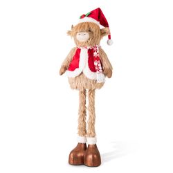 Glitzhome Highland cow Porch Decor 33 in.