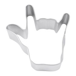 R&M International Corp 4 in. L Love Hands Cookie Cutter Silver 1 pc